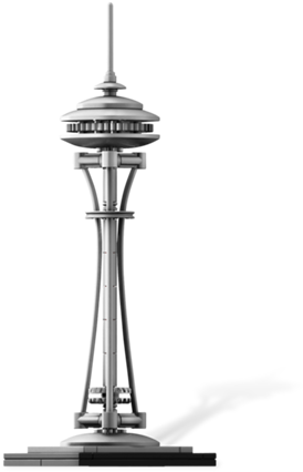 21003 Seattle Space Needle - Lego Seattle Space Needle (640x480), Png Download