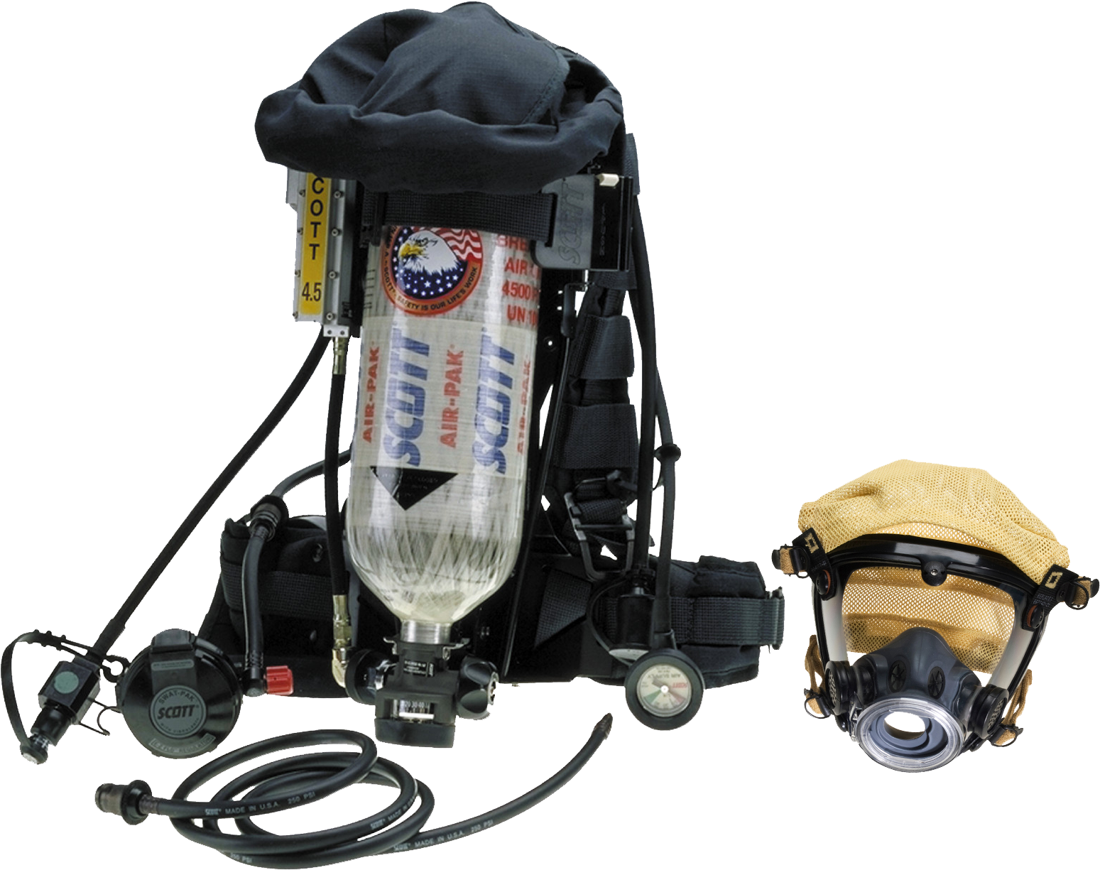 Swat-pak Scba - Equipo De Respiracion En Espacios Confinados (1650x1500), Png Download