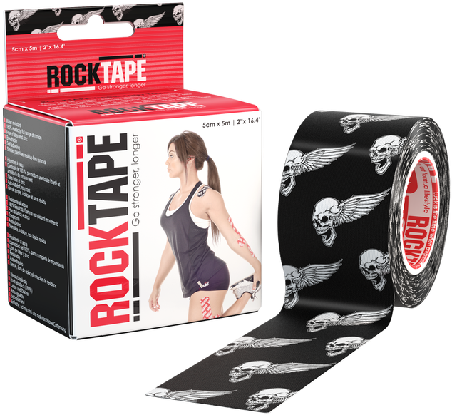 5cm Black Skull - Rock Tape (900x695), Png Download