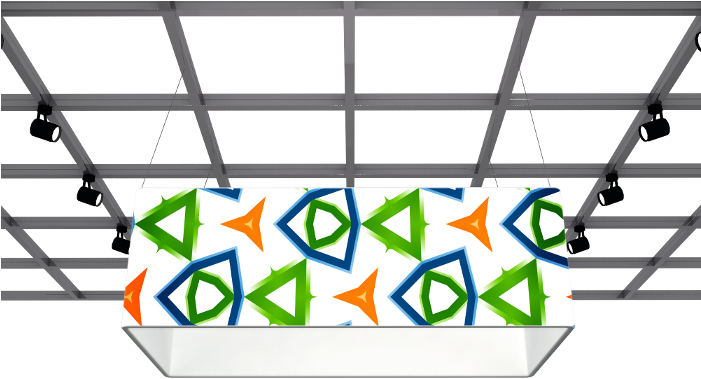 Rectangle Hanging Sign With Custom Graphics - Yale University Art Gallery Interior (700x455), Png Download