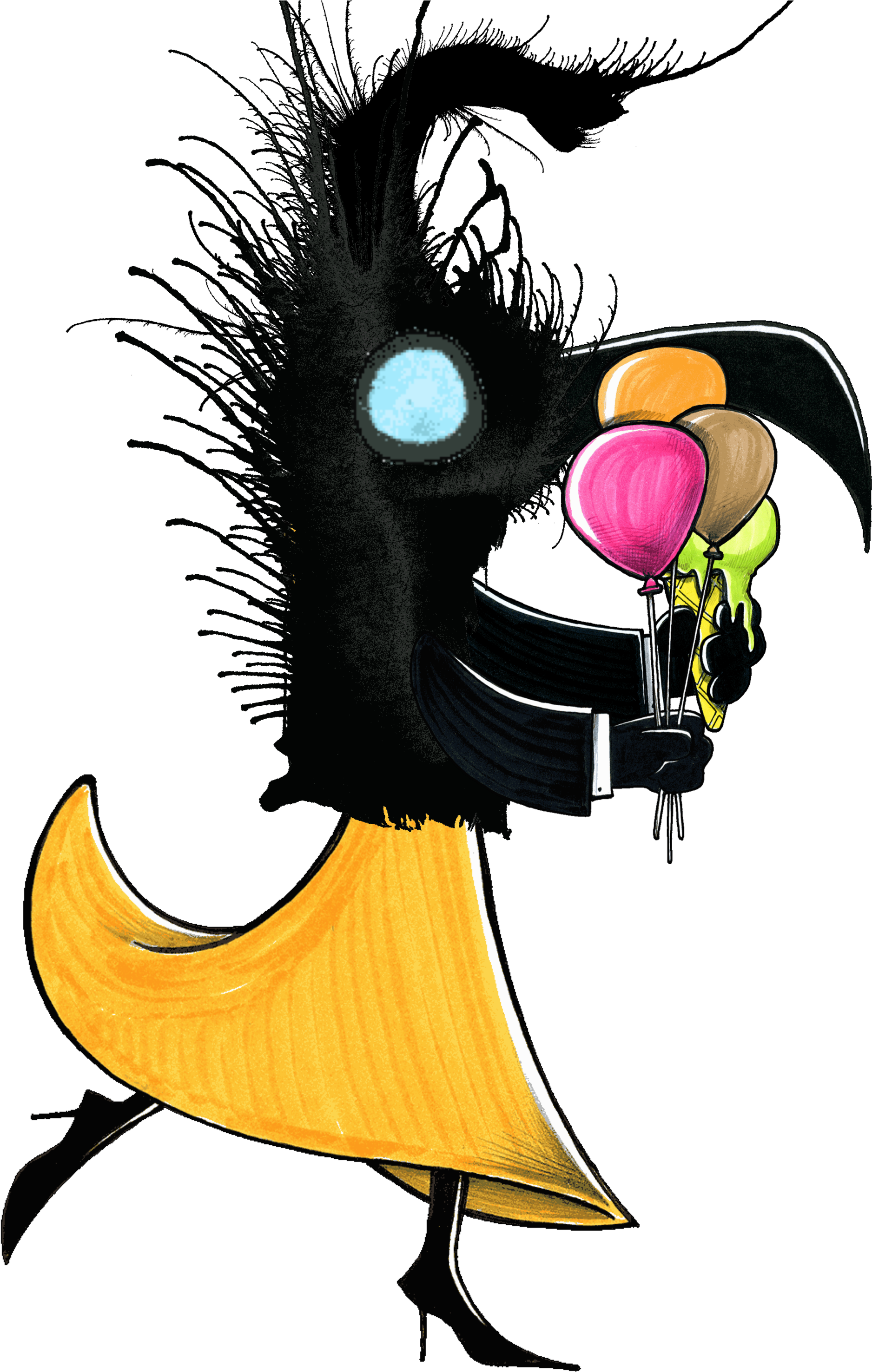 My First Ink Blot Monster On The App - Illustration (3072x3072), Png Download