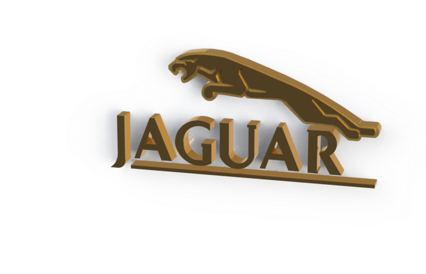 Jaguar Logo 3d Model (853x640), Png Download