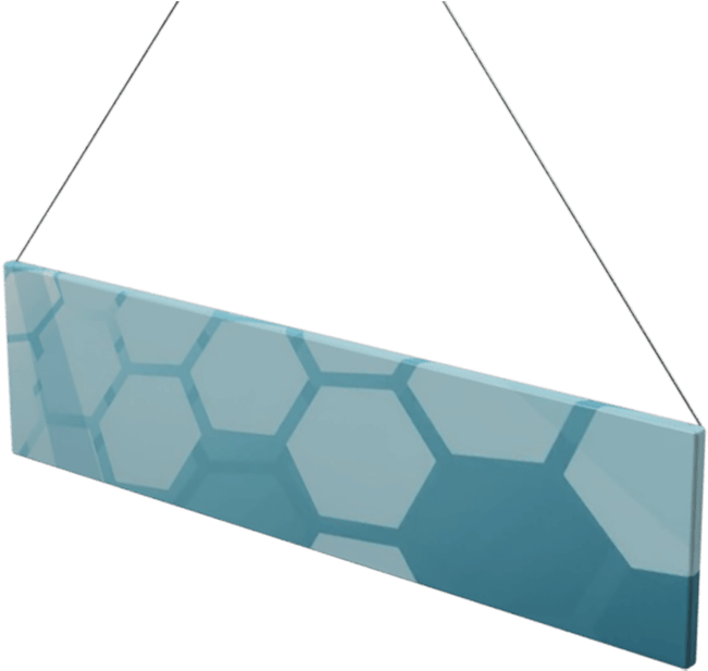 8′ Flat Hanging Sign - Triangle (800x800), Png Download