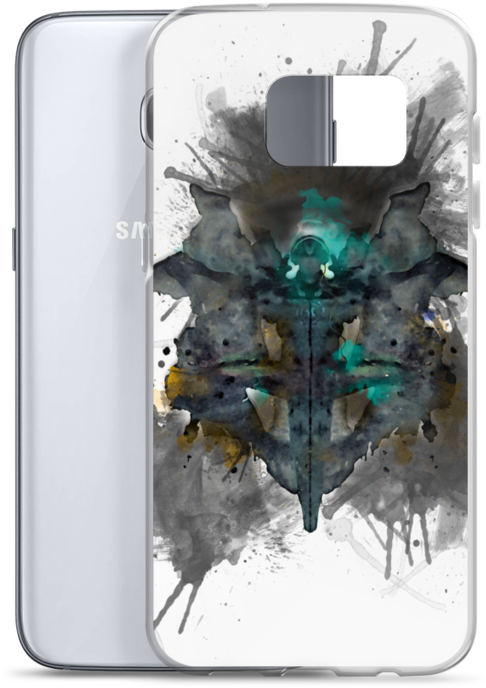 Music Inkblot • Samsung Case - Mobile Phone Case (850x850), Png Download