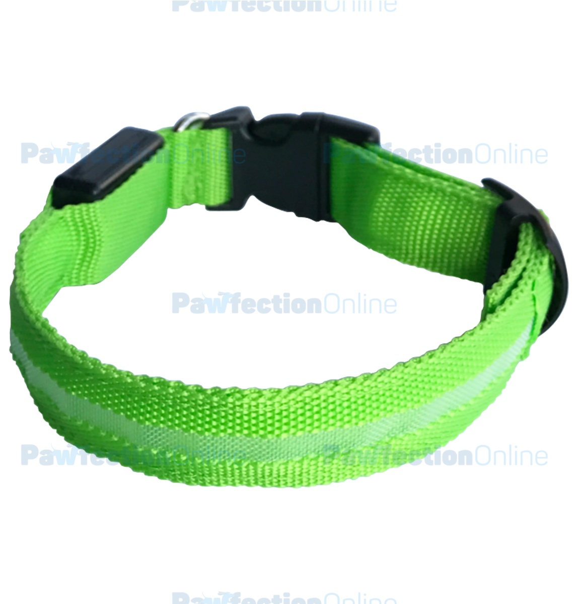 The Durable Nylon Green Led Dog Collar Is Part Of The - Strap (1200x1200), Png Download
