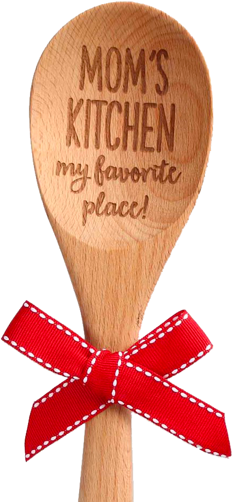 Mom's Kitchen Wooden Spoon - Illustration (1000x1000), Png Download