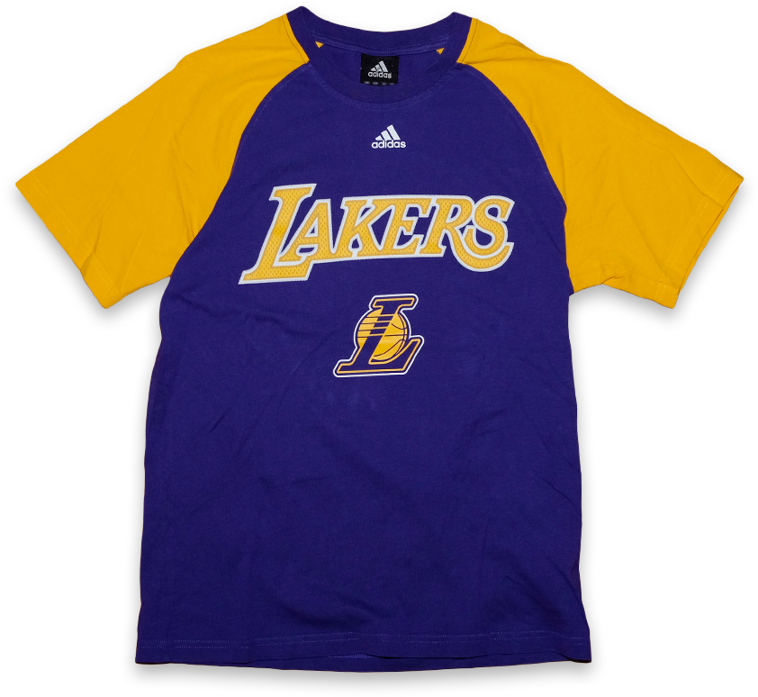 Vintage Adidas Los Angeles Lakers Kobe Bryant T-shirt - Los Angeles Lakers (900x900), Png Download