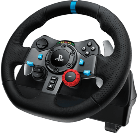 Logitech G29 Driving Force Racing Wheel For Playstation - Controles De Play 4 (700x459), Png Download