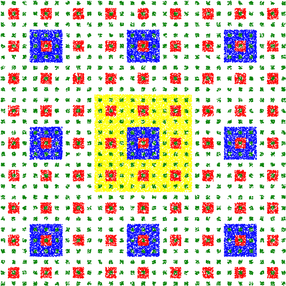 Sierpinsky Carpet Modular Arithmetics - Sierpinski Carpet (600x600), Png Download