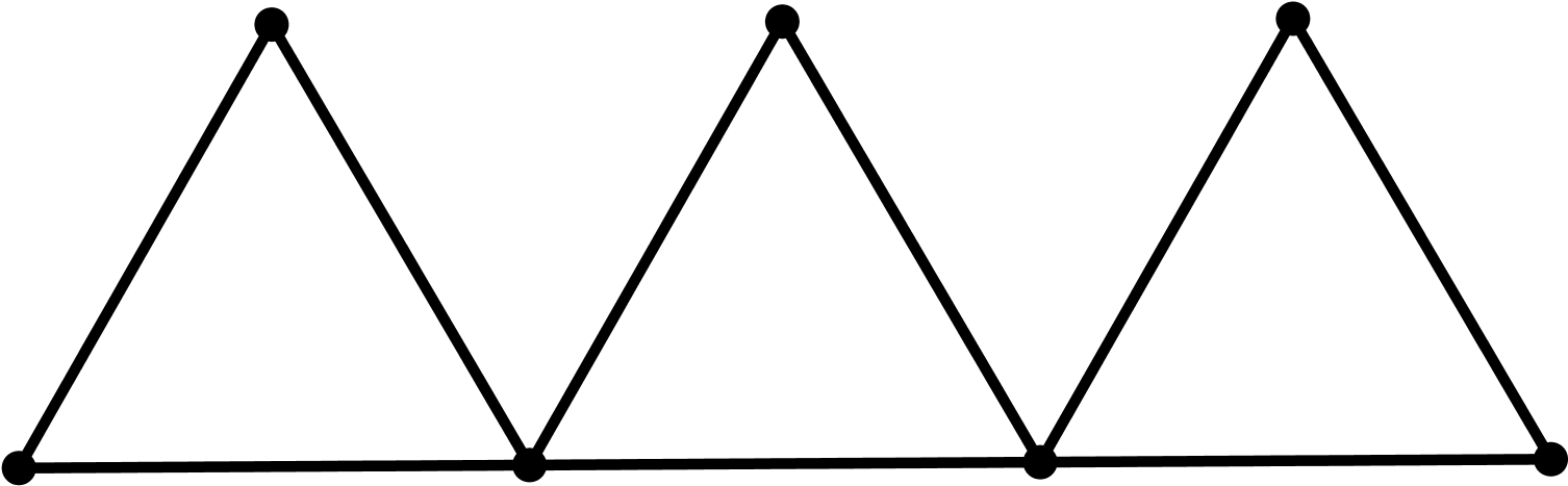 In The Diagram, 9 Toothpicks Are Used To Make Three - Triangle (1557x486), Png Download