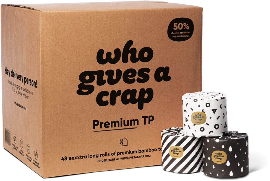 100% Bamboo Toilet Paper - Toilet Paper (1024x743), Png Download