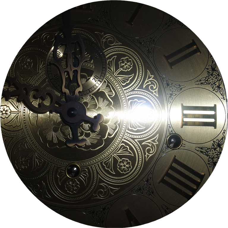 Metal Clock Face - Clock (768x768), Png Download