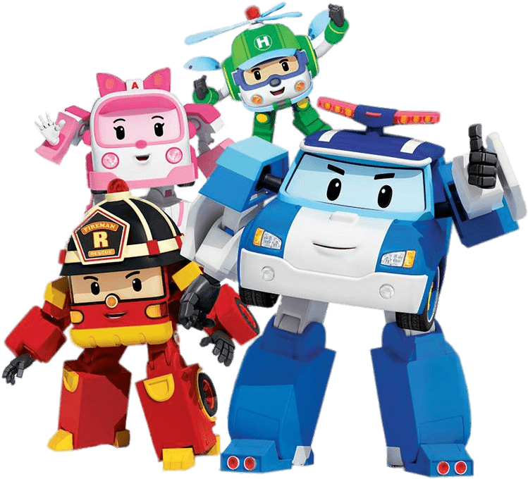 Download - Robocar Poli Happy Birthday (765x765), Png Download