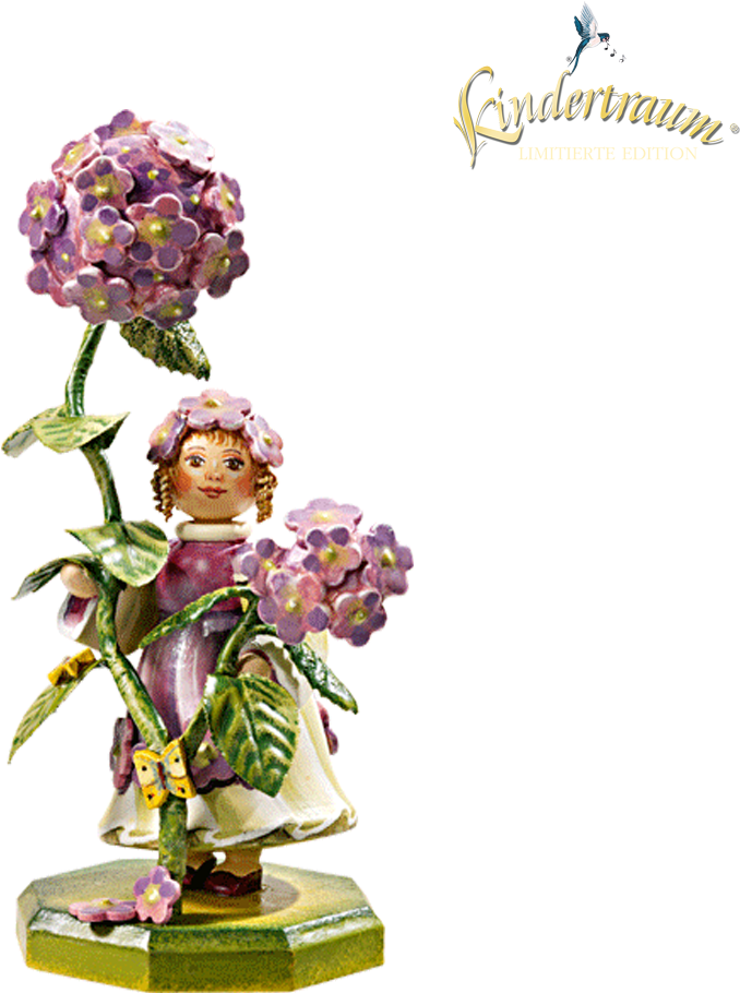 "hydrangea Child" Annual Figurine - Miniature (1000x1000), Png Download