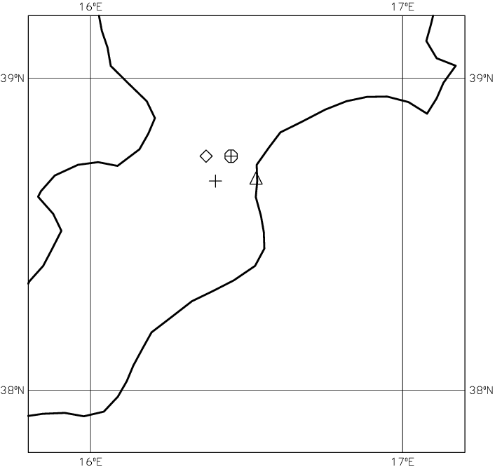 Geographical Location Of The Stations Of Fig - Line Art (706x666), Png Download