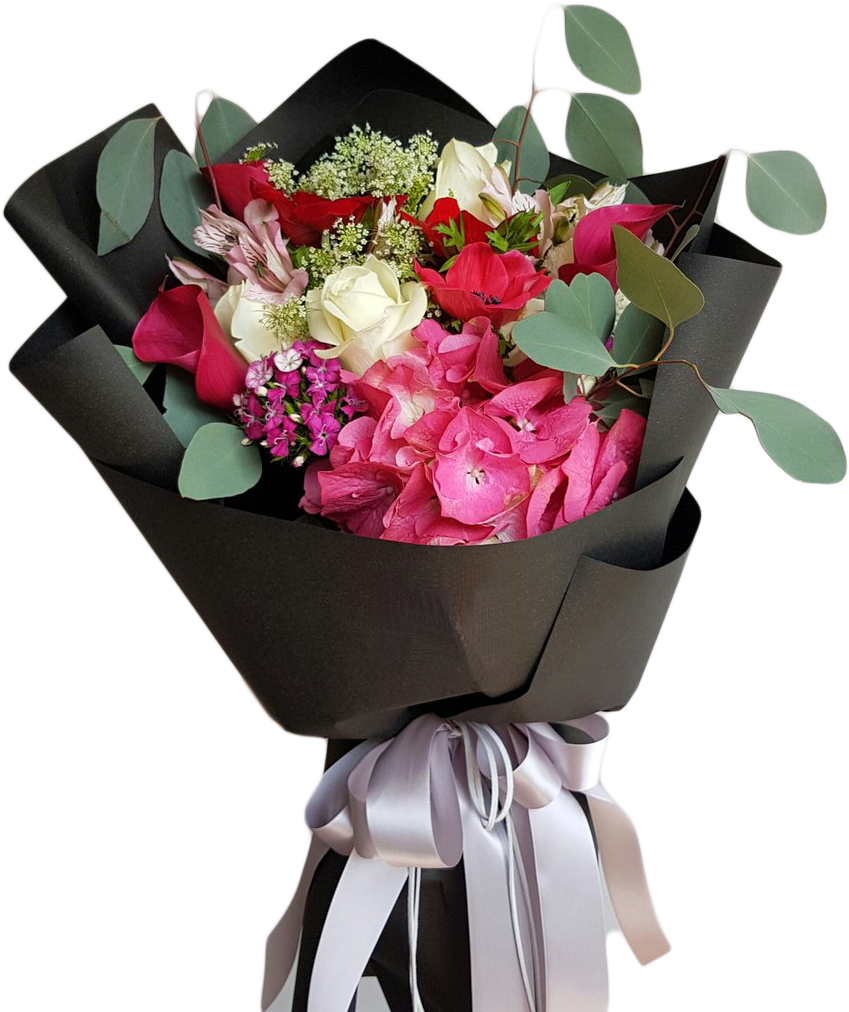 Michaela Hydrangea Lush - Garden Roses (1014x1024), Png Download