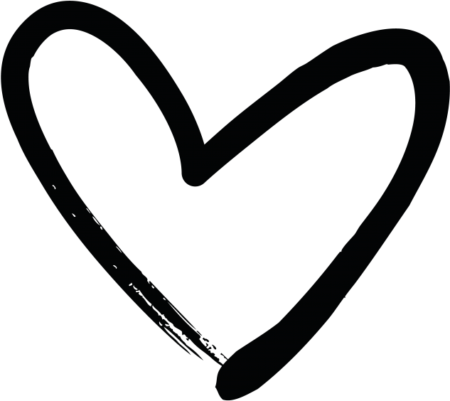 Hand Drawn Heart - Hand Drawn Heart .png (866x650), Png Download