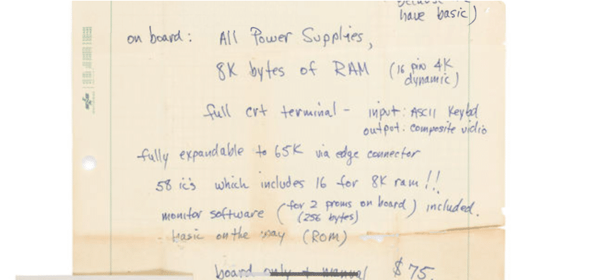 The First Ever Computer From Apple, Is All Set To Be - Handwriting (1024x391), Png Download