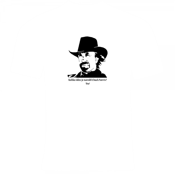 Chuck Norris In Sklece - T Shirt Black Icon (600x600), Png Download