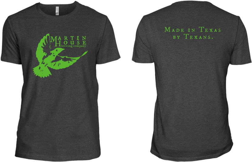 Martin House Logo Tee - Black T Shirts Front And Back (1024x758), Png Download