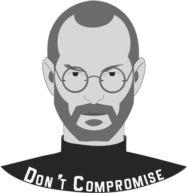 Steve Jobs T-shirt - Illustration (800x954), Png Download