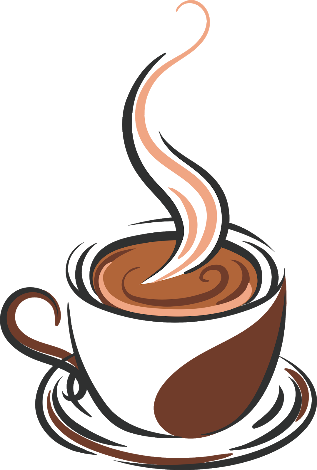 Coffee Cup Drawing Png (1078x1600), Png Download
