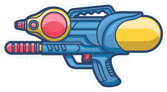 Clip Freeuse Stock Water Designer Clip Art Transprent - Water Gun (800x600), Png Download