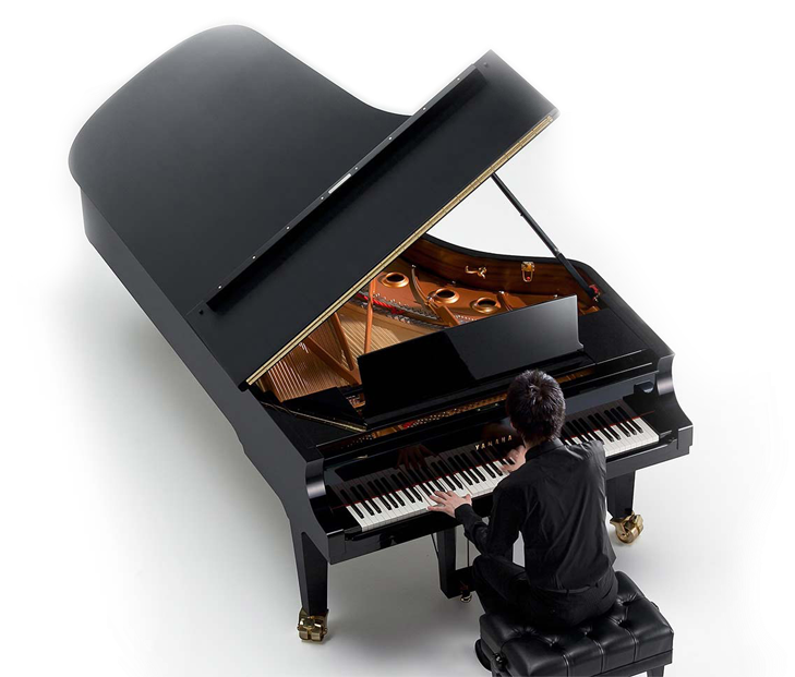Our Portable Digital Piano Rental Package Includes - Yamaha Grand Piano (728x654), Png Download