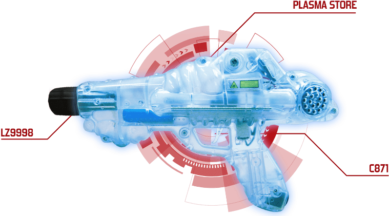 Nerf Blaster - Water Gun (768x424), Png Download