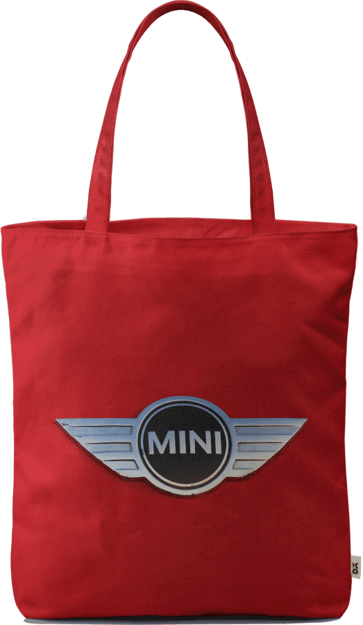 Dailyobjects Mini Cooper Red Hood Carry-all Bag Buy - Mini Cooper (523x900), Png Download