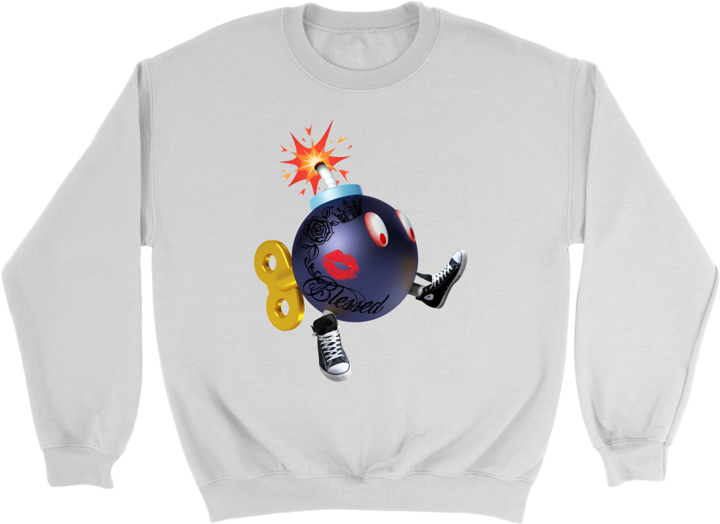 Bob The Builder Crewneck Sweatshirt - Crew Neck (1024x1024), Png Download