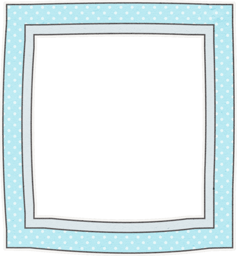 Blue Square Dotted Purple Light Frame Hand - Picture Frame (800x864), Png Download