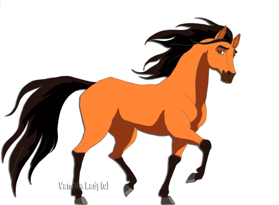 Spirit Png - Caballo Dibujos De Spirit (900x654), Png Download