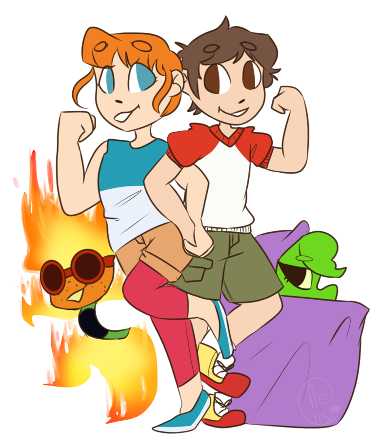 Comics By Gamergirl29235 - Pvz Green Shadow And Solar Flare Porn (783x918), Png Download