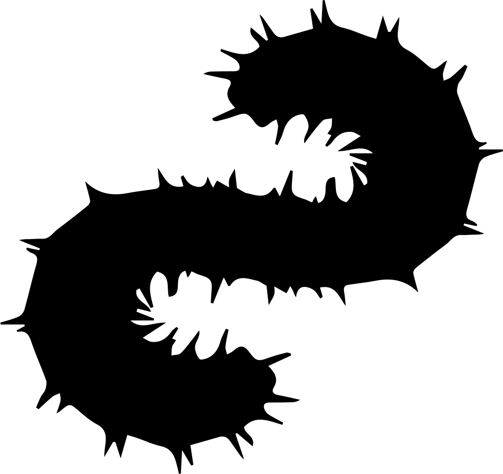 Png File - Worm Silhouette Png (981x924), Png Download
