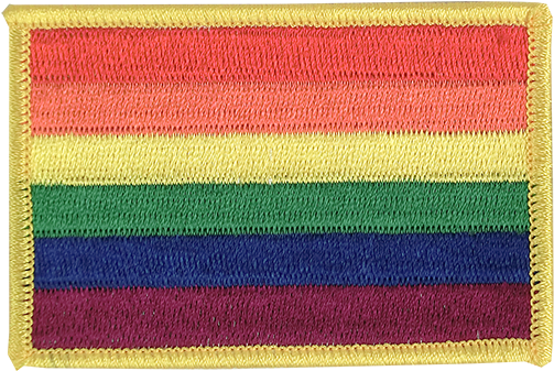 Flag Patch Rainbow - Mat (750x500), Png Download