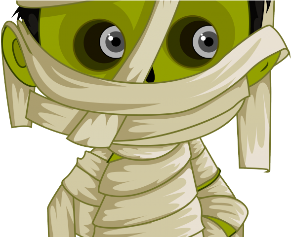 Halloween Mummy Cliparts - Mummy Halloween Cartoon Transparent (640x480), Png Download