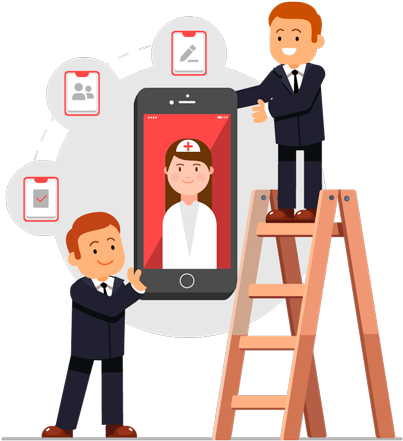 How To Build A Virtual Nurse App Like Sensely - Working With Each Other (640x480), Png Download