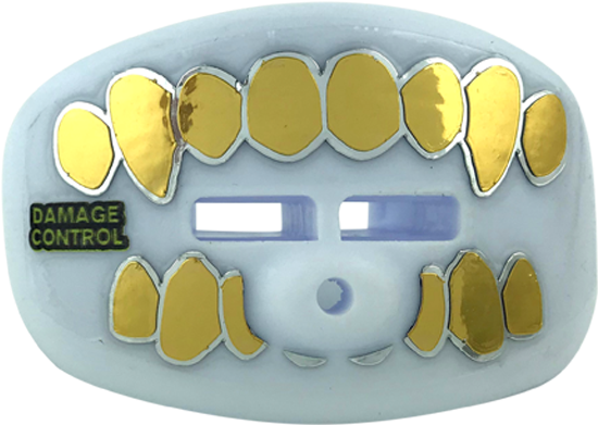 Gold Grillz Pacifier Mouthpeice - Circle (600x600), Png Download