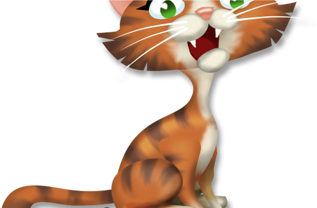 Cartoon Cat Sitting Jpg Transparent Techflourish Collections - Cartoon (1368x855), Png Download