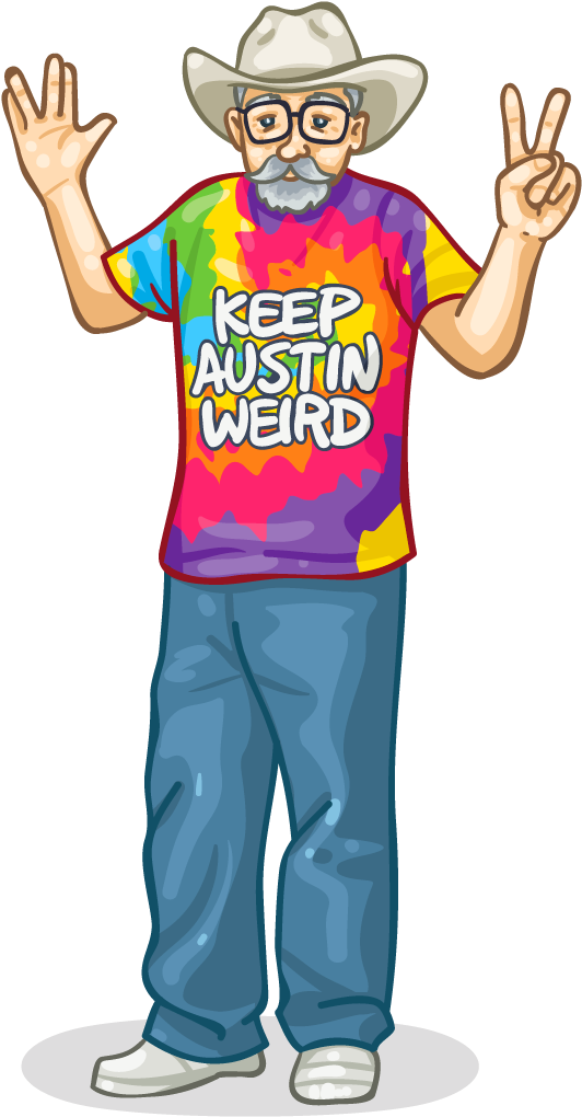 Keep Austin Weird - Png Keep Austin Weird (1024x1024), Png Download