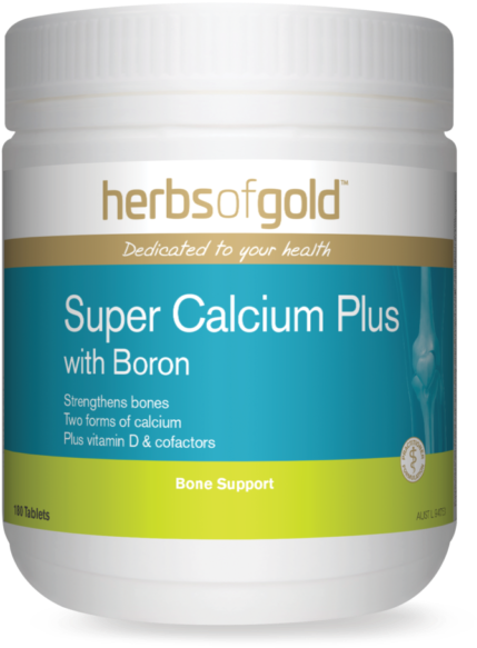 Herbs Of Gold Super Calcium Plus With Boron 180 Tabs - Herbs Of Gold Evening Primrose Oil (497x640), Png Download