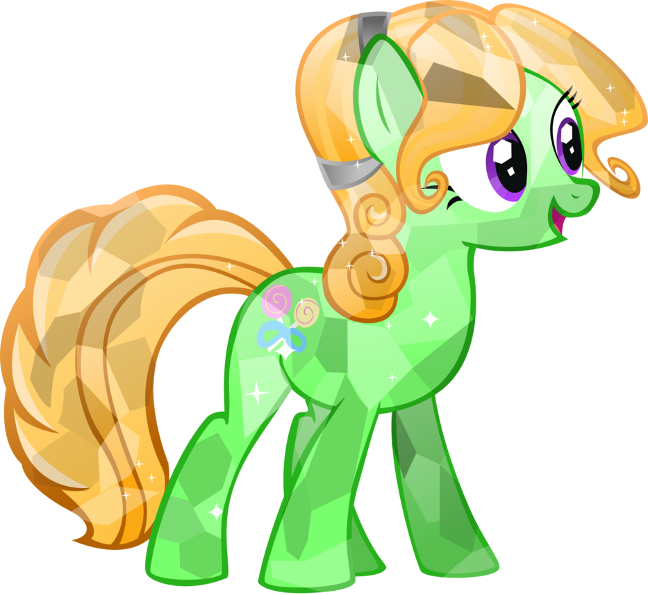Crystal Lemon Adopted By Emily Hooper - My Little Pony Ponis (933x857), Png Download