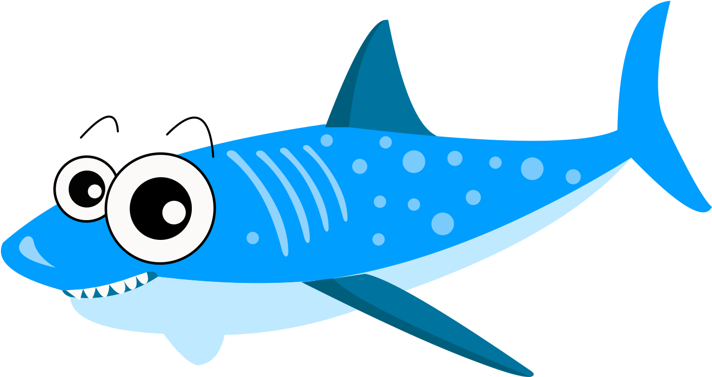 Cartoon Cute Underwater World Animal Element Design - Vector Graphics (2000x2000), Png Download