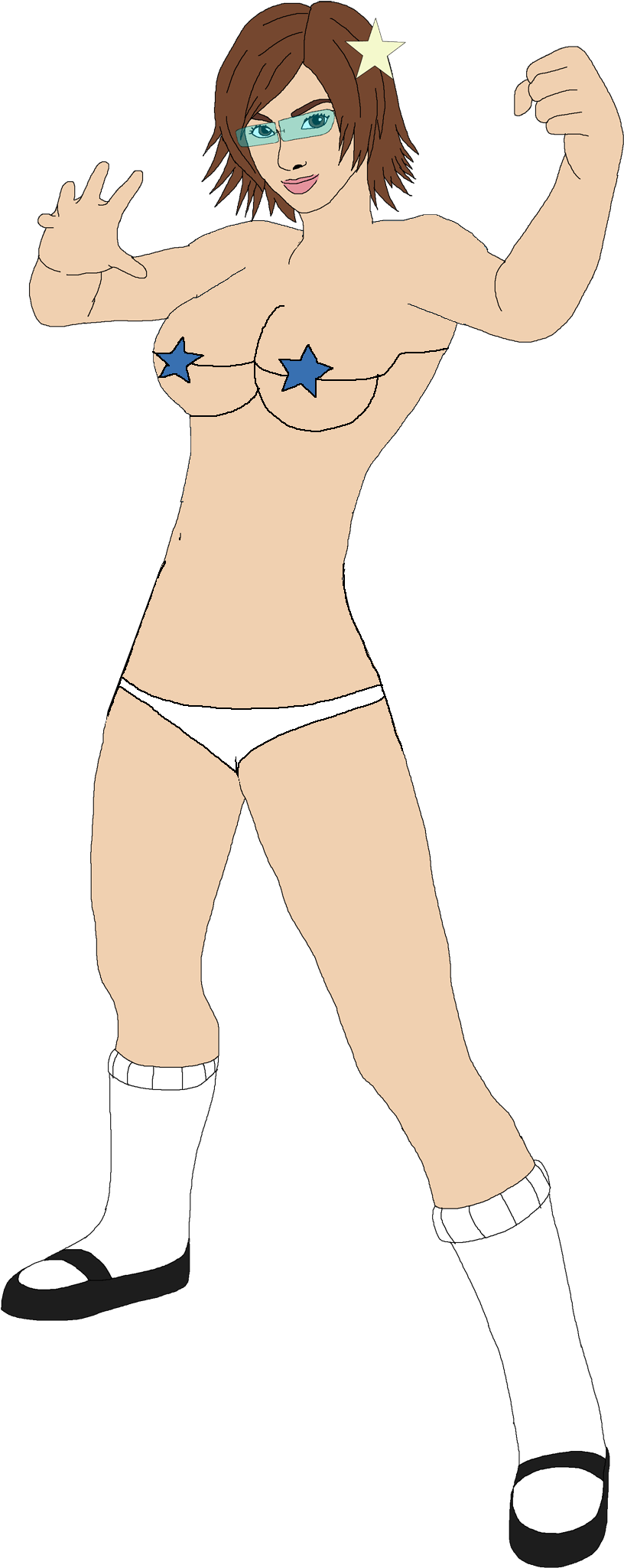 Asuka Kazama As Susan Test With Star Bra - Asuka Kazama (1079x2217), Png Download