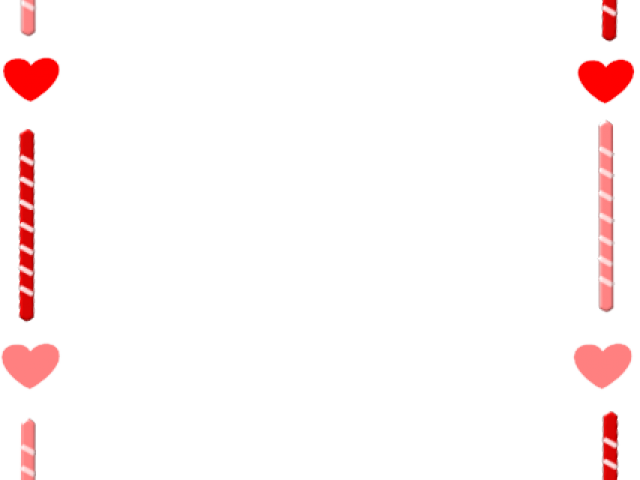Clip Art Valentines Day Border (640x480), Png Download