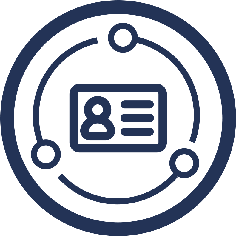 Contact Manager Icon - Circle (1324x1324), Png Download