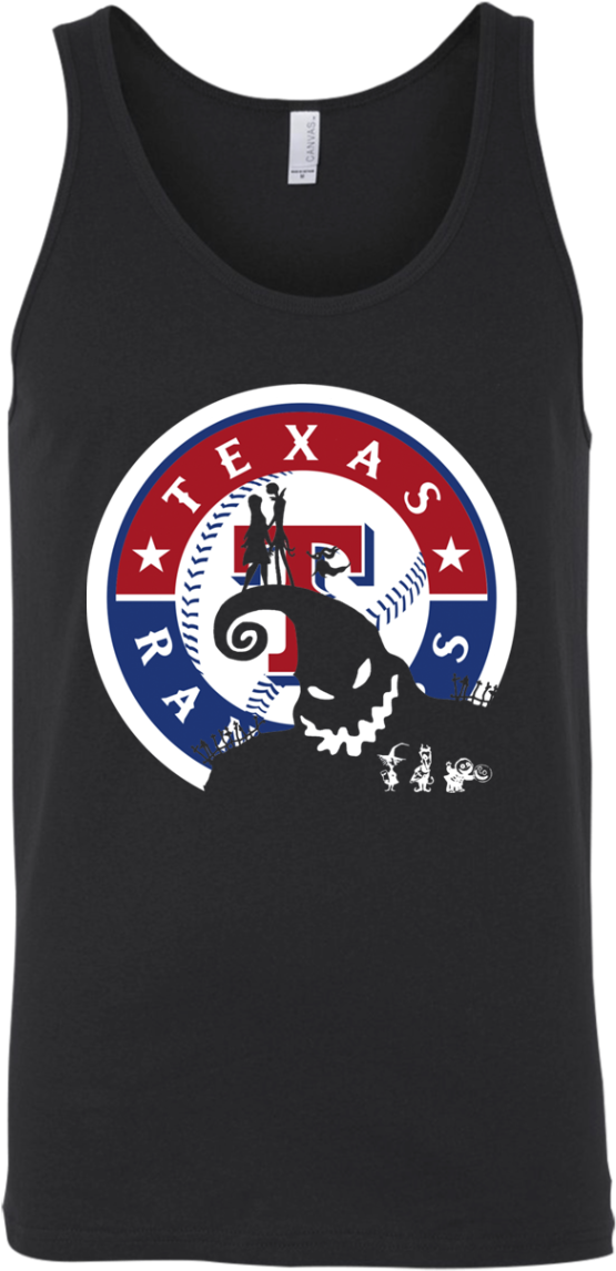 Jack Skellington And Sally Texas Rangers Halloween (1155x1155), Png Download