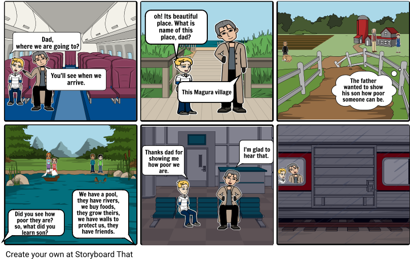 A Trip To Village - Comics (815x524), Png Download