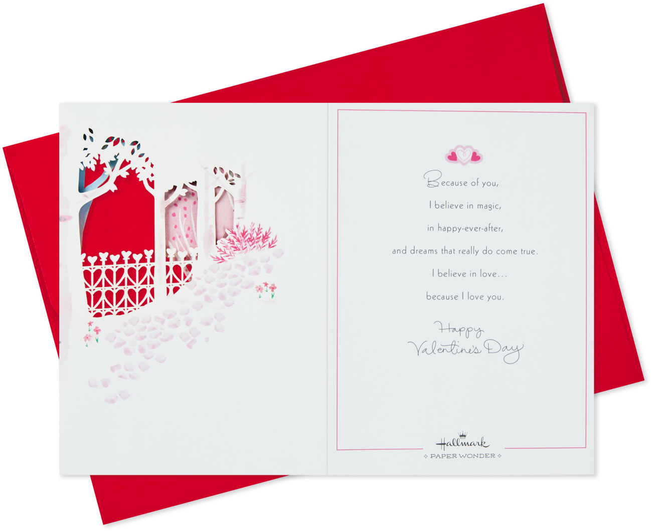 Fairy Tale Castle Pop Up Shadow Box Valentine's Day - Graphic Design (1470x1470), Png Download